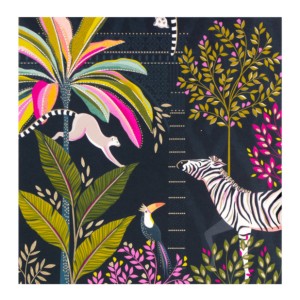 SAM151 Gift Card - Zebra Lemurs and Toucan
